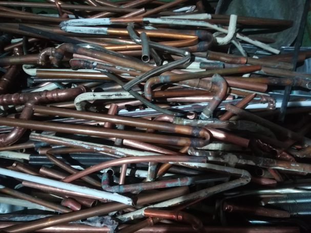 Kupfer-Schrott Kupfer Raff